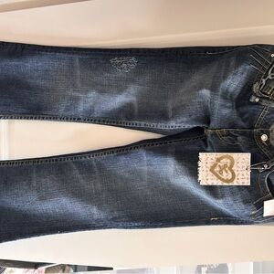 Stylish Blue Boot Cut Jeans